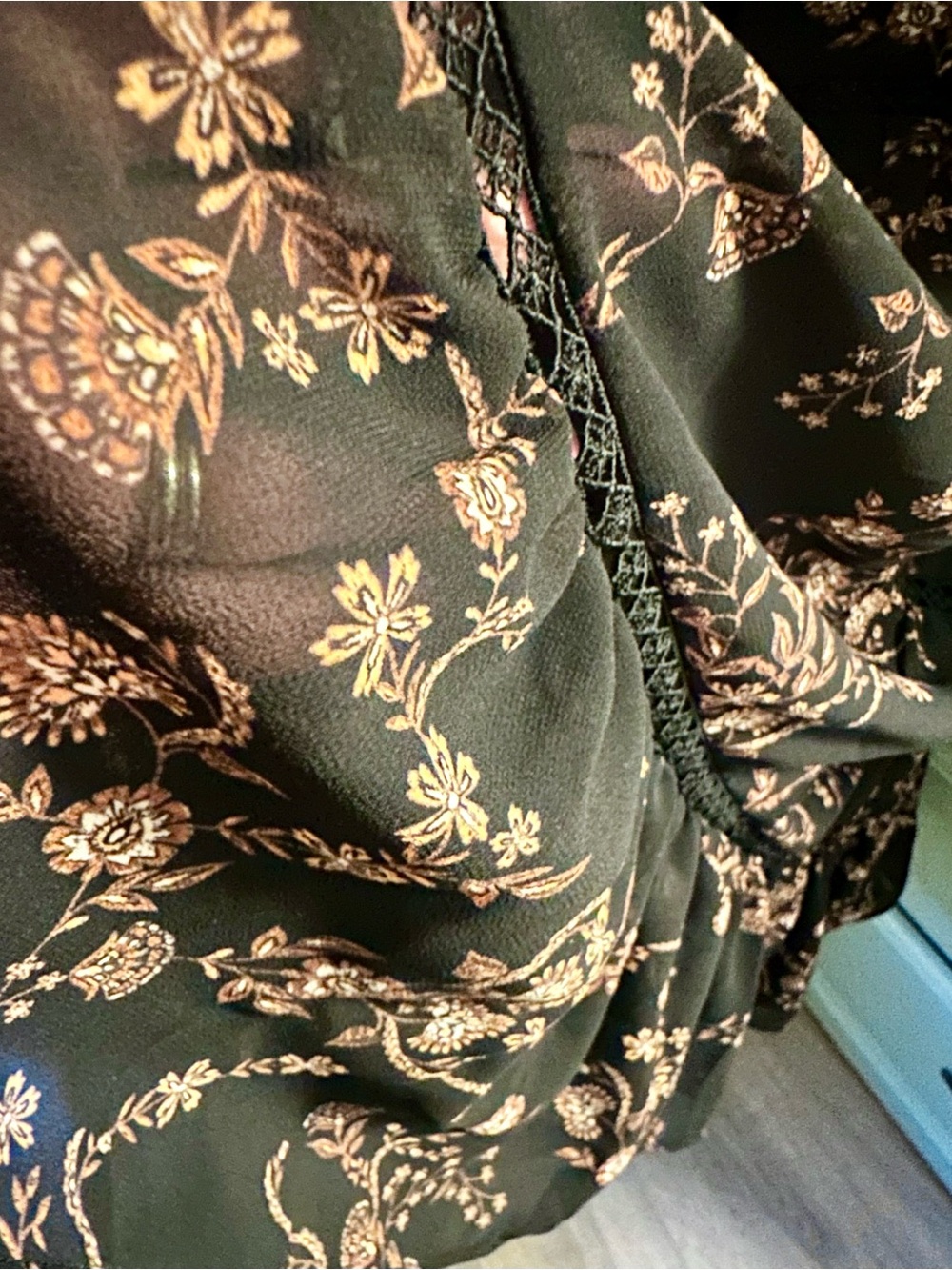 Ever New Dress, Floral Print, Fringe Sash Belt - Picture 11 of 13
